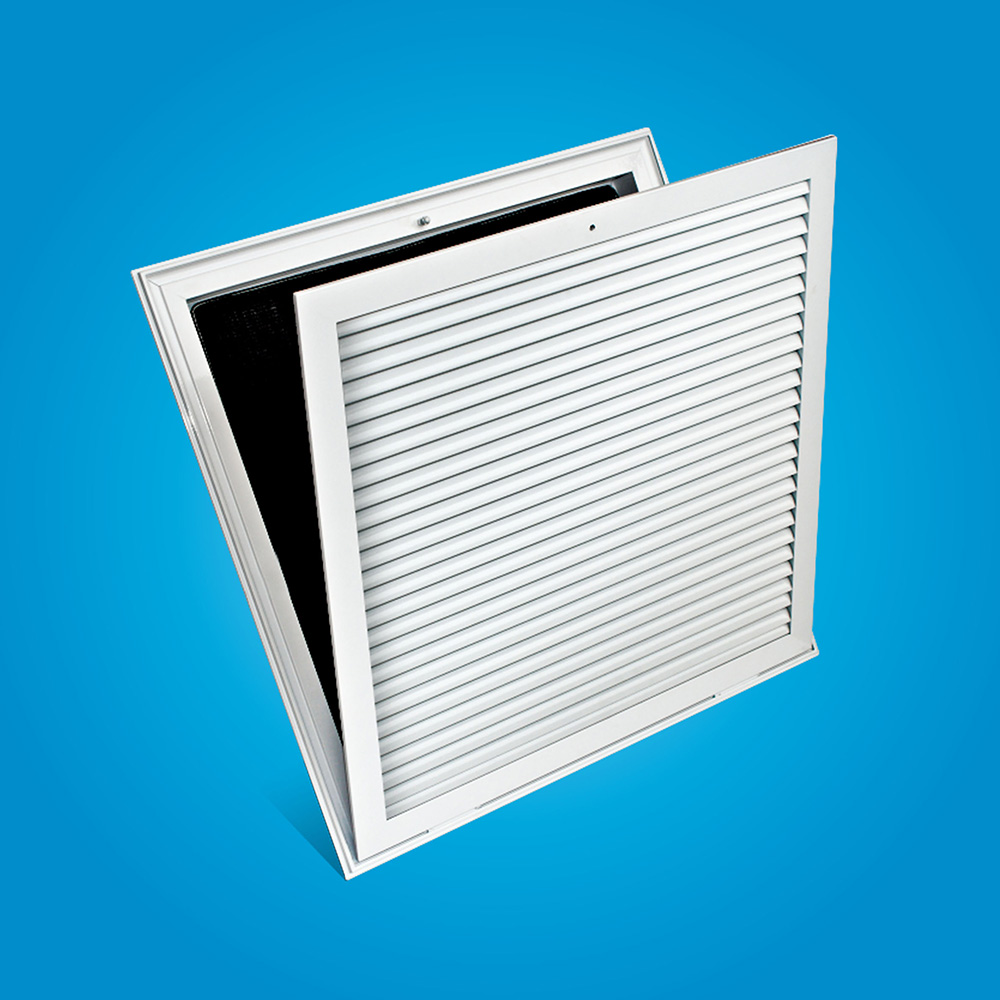 門鉸式回風(fēng)（出口款） Return air louver-hinged style with filter，XYAL-E